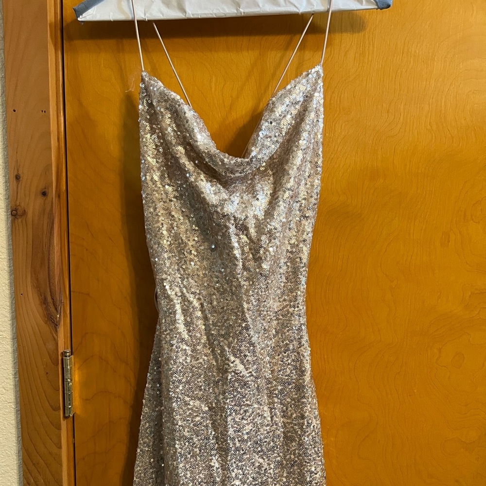 Windsor Gold Sequin Mini Dress